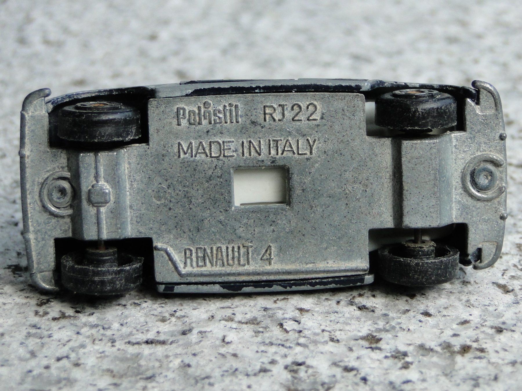 Renault Modellini d'auto: POLISTIL - Renault 4, Ref. RJ22, 1/55 – Usato da Killwangen venduto da cyrano56 6