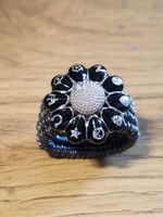 Bague Or Blanc, Argent, Acier, Diamant - Roberto Demeglio