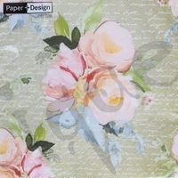 Serviette vintage roses (1402) 2Stk.