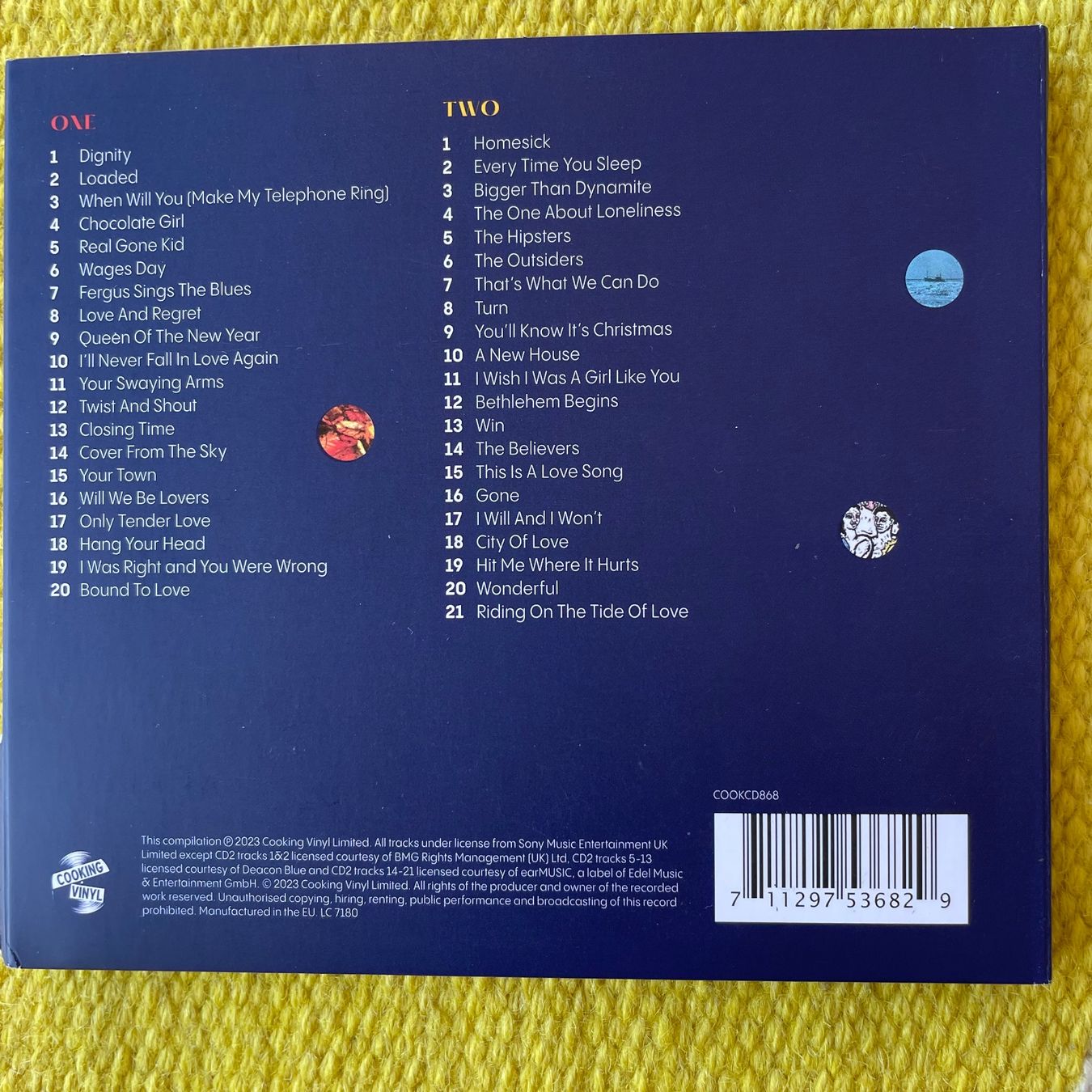 CD: DEACON BLUE-2CD VERY BEST OF (DIGIPACK) – Usato da Rorschacherberg venduto da CD-Roli 1