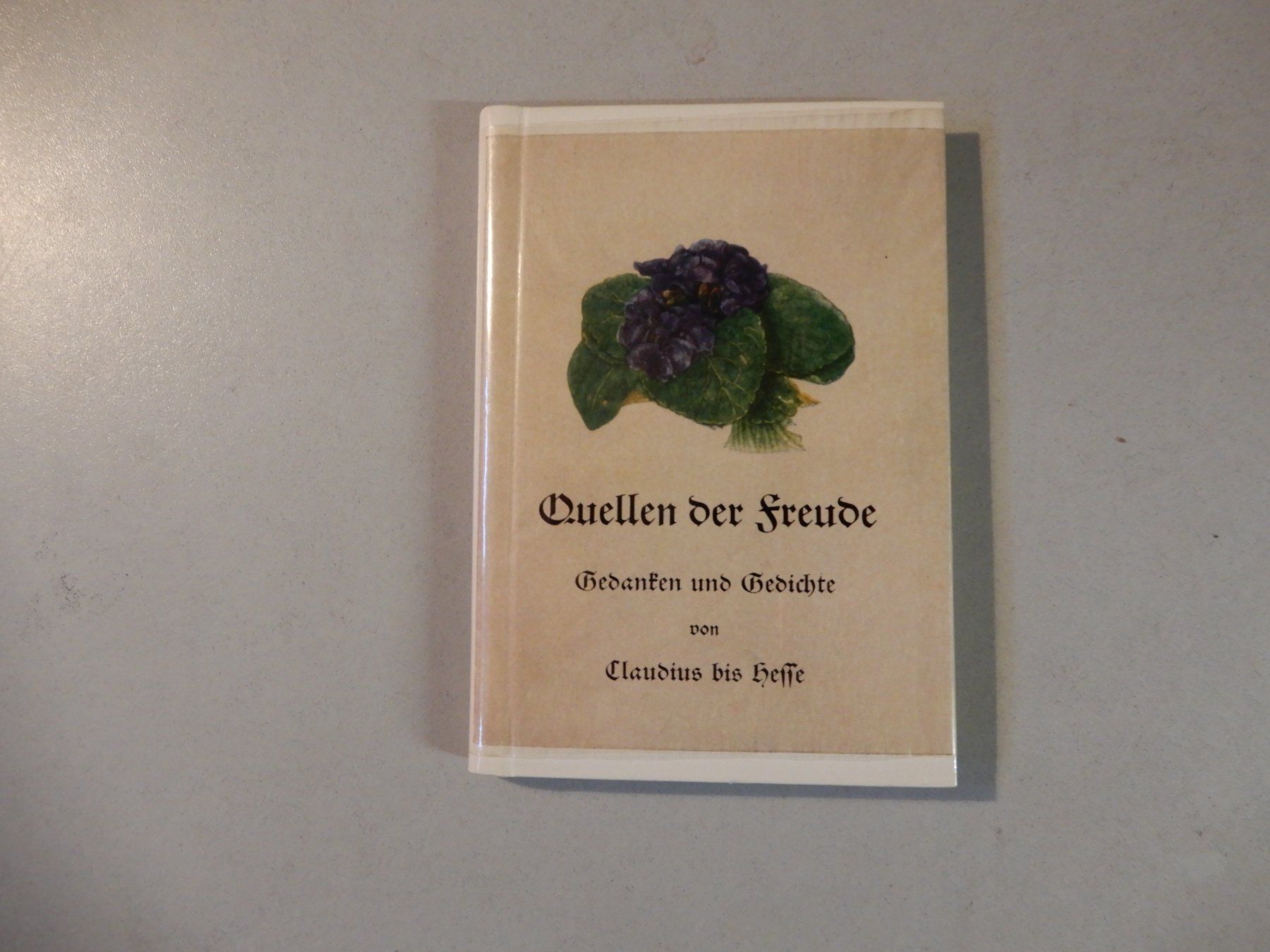 Libri: Quellen der Freude: Gedanken und Gedichte – Usato da Erstfeld venduto da Mario_boe0