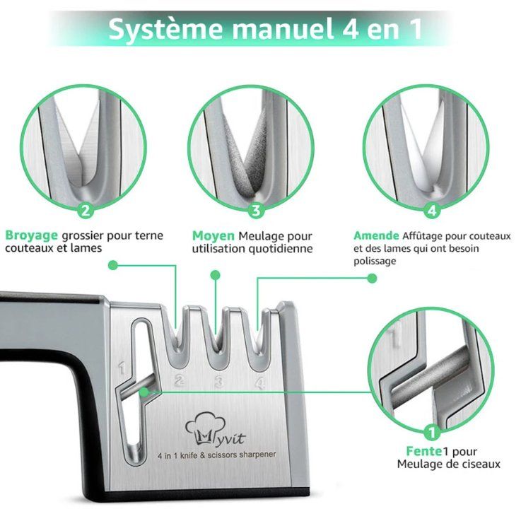 Elettrodomestici da cucina: 4-in-1 Pro Messerschärfer – Nuovo e nell'imballaggio originale da Geneve venduto da Titi2008 2