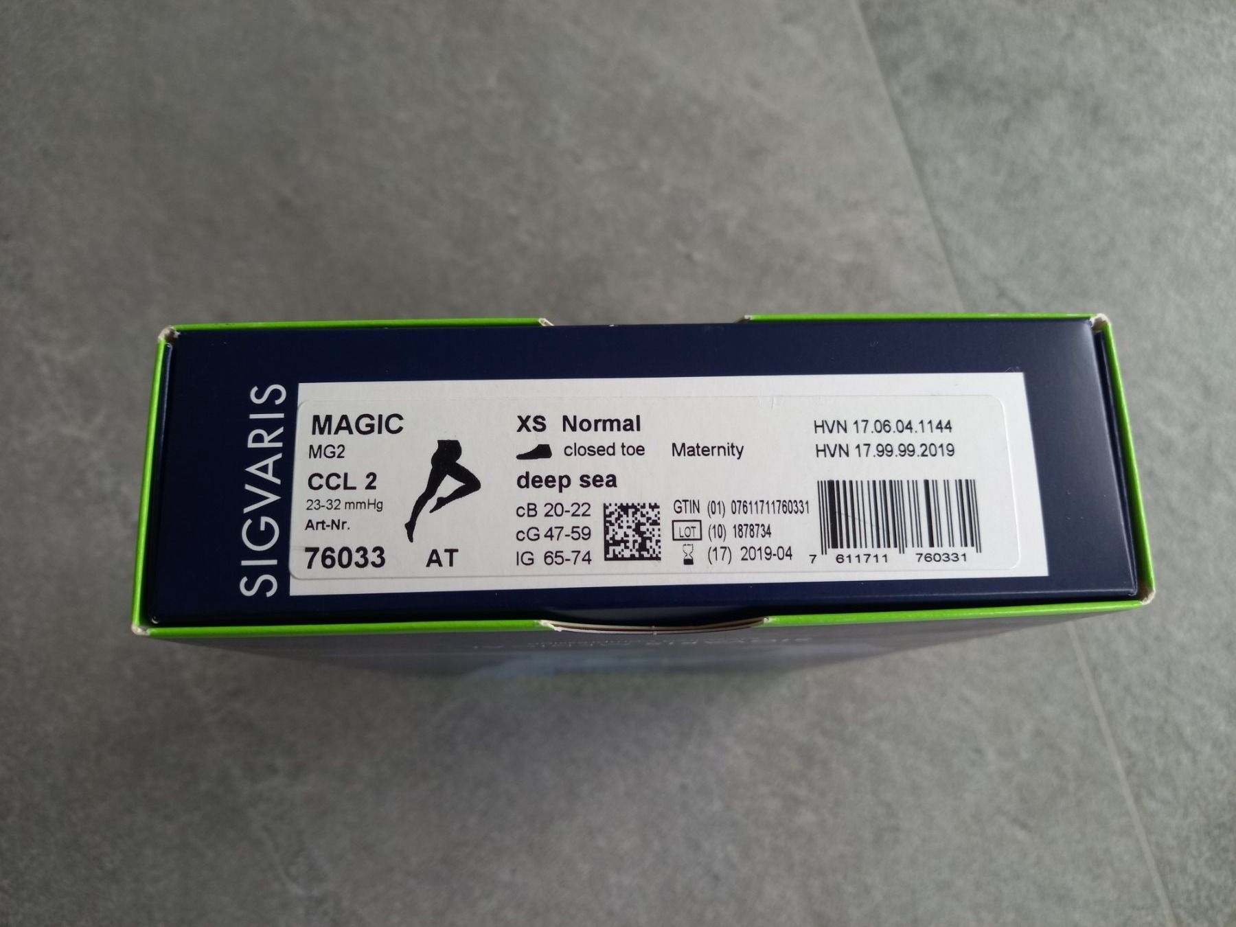 Sigvaris Calze & Collant: Sigvaris Magic Schwanger CCL 2 XS normal – Nuovo e nell'imballaggio originale da Rheinfelden venduto da Plumeria1 1