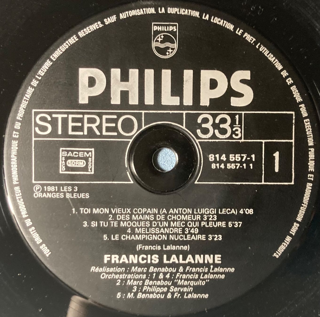 Dischi in vinile: FRANCIS LALANNE - LALANNE – Usato da Poliez-Pittet venduto da Newtown-Records 3