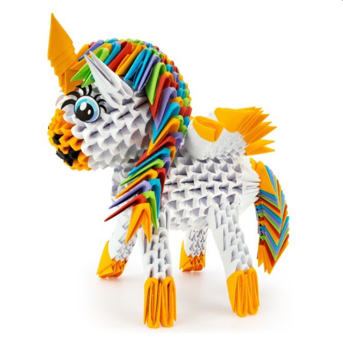 Kit bricolage: Origami 3D Einhorn Papierskulptur – Nuovo e nell'imballaggio originale da Hedingen venduto da Nalitwin