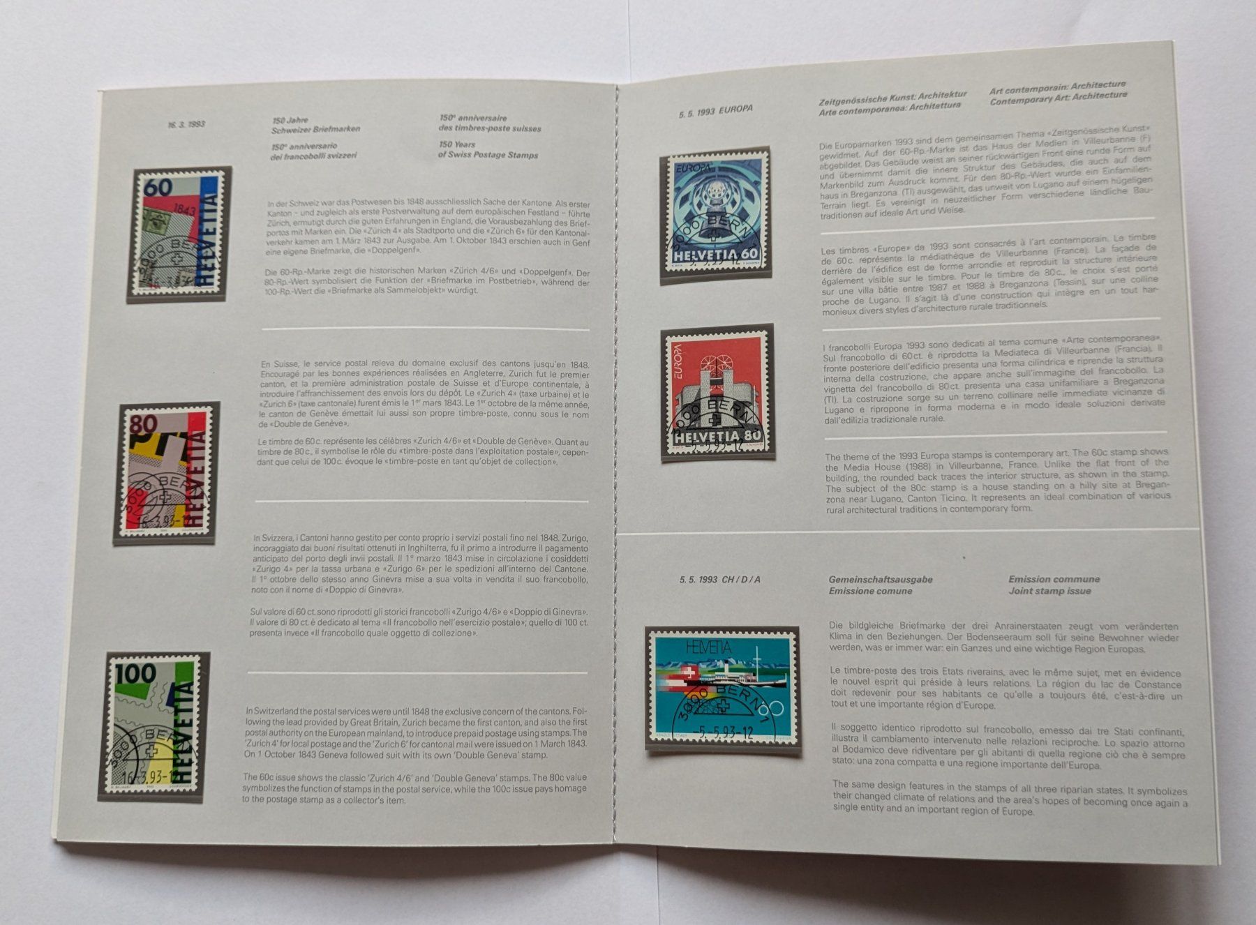 Tutti i francobolli: PTT carnet de timbres 1993 – Nuovo (secondo la descrizione) da Estévenens venduto da Rockingirl 3