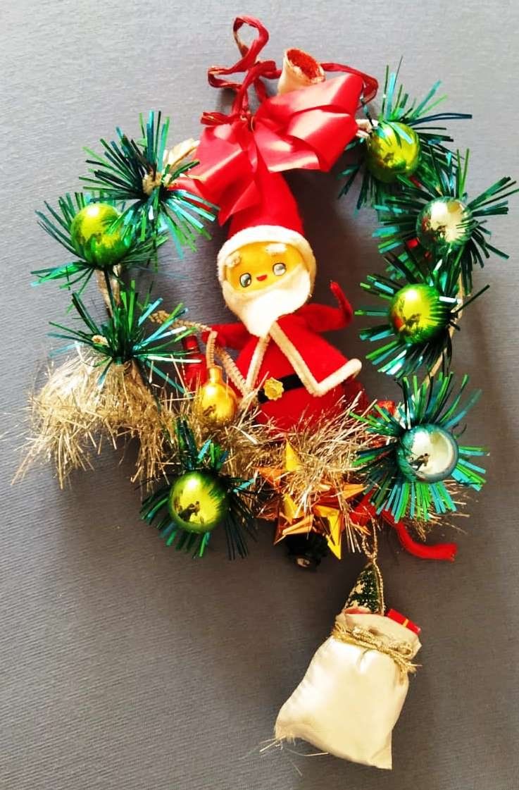 Tutte le decorazioni: Weihnachtskranz / Tür Kranz mit Samichlaus- - 22 cm x 16 cm – Nuovo (secondo la descrizione) da Zürich venduto da 1980ale 4