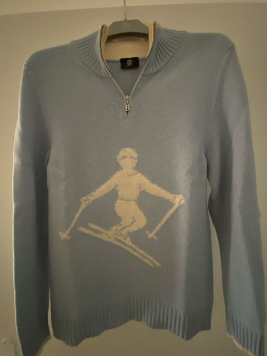 Bogner Maglioni & Felpe: Bogner Après-Ski Pullover Hellblau Grösse 40 – Usato da St. Gallen venduto da luzi06 6