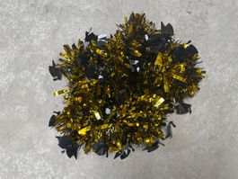 Girlande Gold-Schwarz 2m