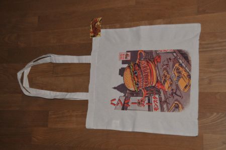 coole Baumwoll-Tasche - Burgerzilla - NEU