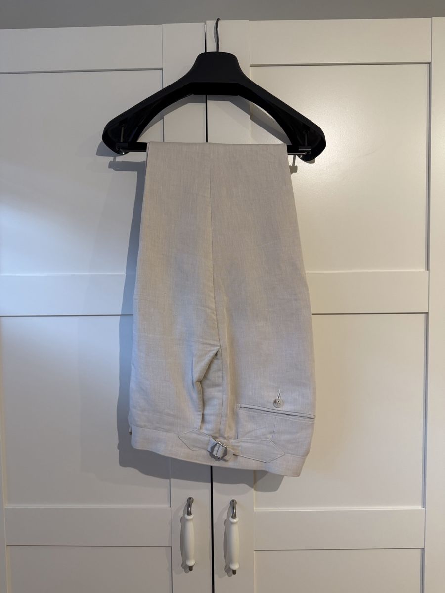 Suitsupply Pantaloni: Leinenhose Sommer beige, Suitsupply – Usato da Rotkreuz venduto da noah_02