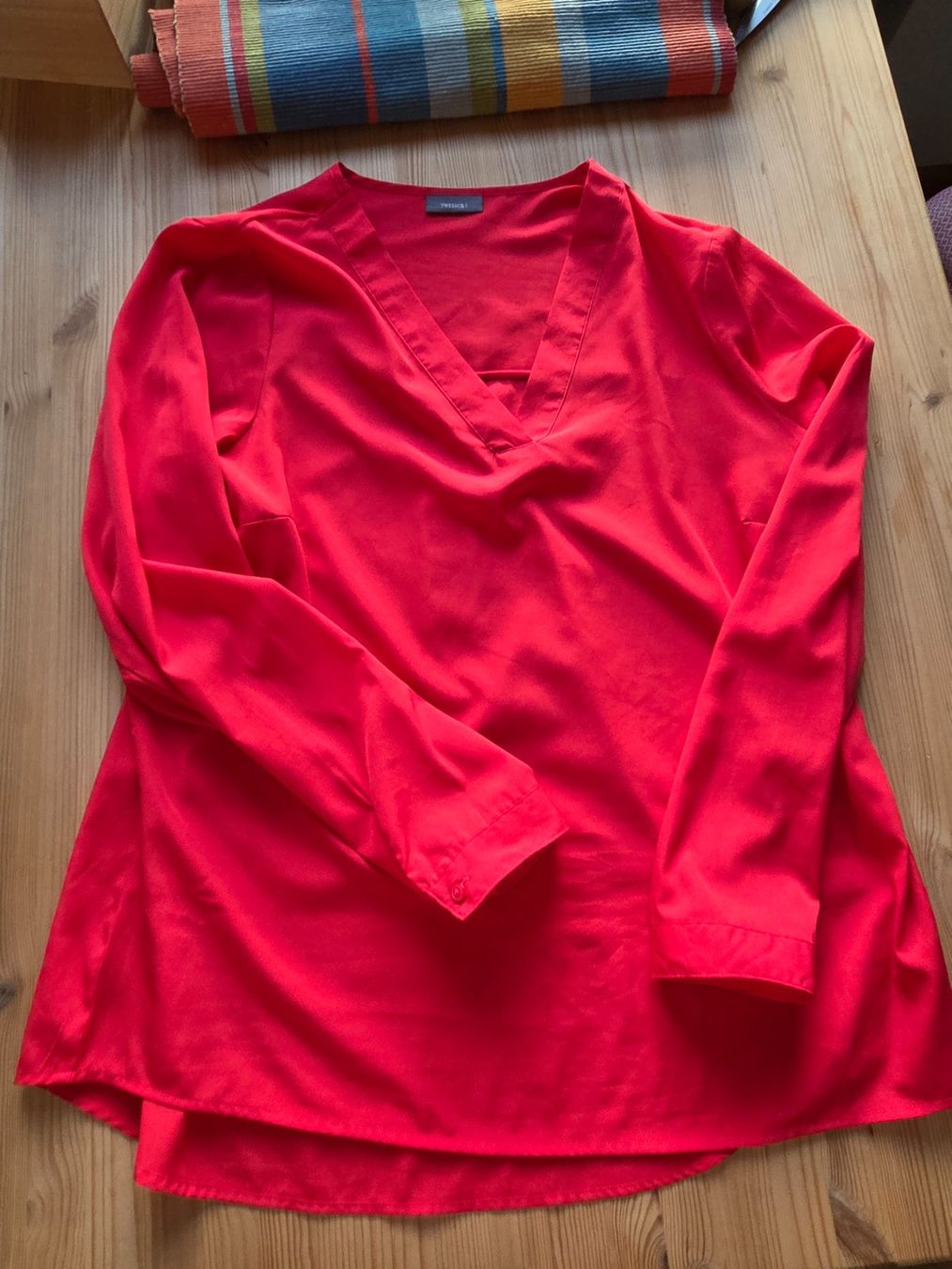 C&A Camicette: rote Bluse, XL, 46 – Usato da Liestal venduto da ITOlio 1