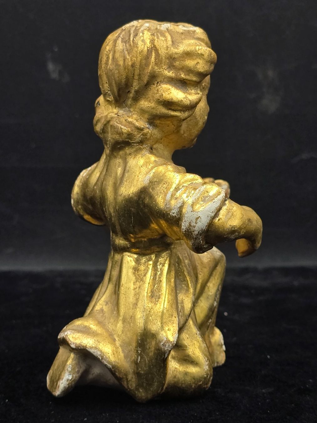 Sculture & Statue: Antiker Holzgeschnitzter Engel, vergoldet – Usato da Rorschacherberg venduto da snOOpydOg11 7