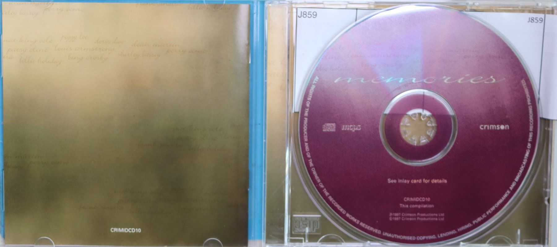 CDs: Memories – D'occasion à Luzern par CONTENTI 1