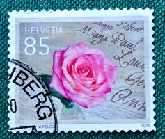 Nr.1563 Rose Dauermarken GESTEMPELT 2015  