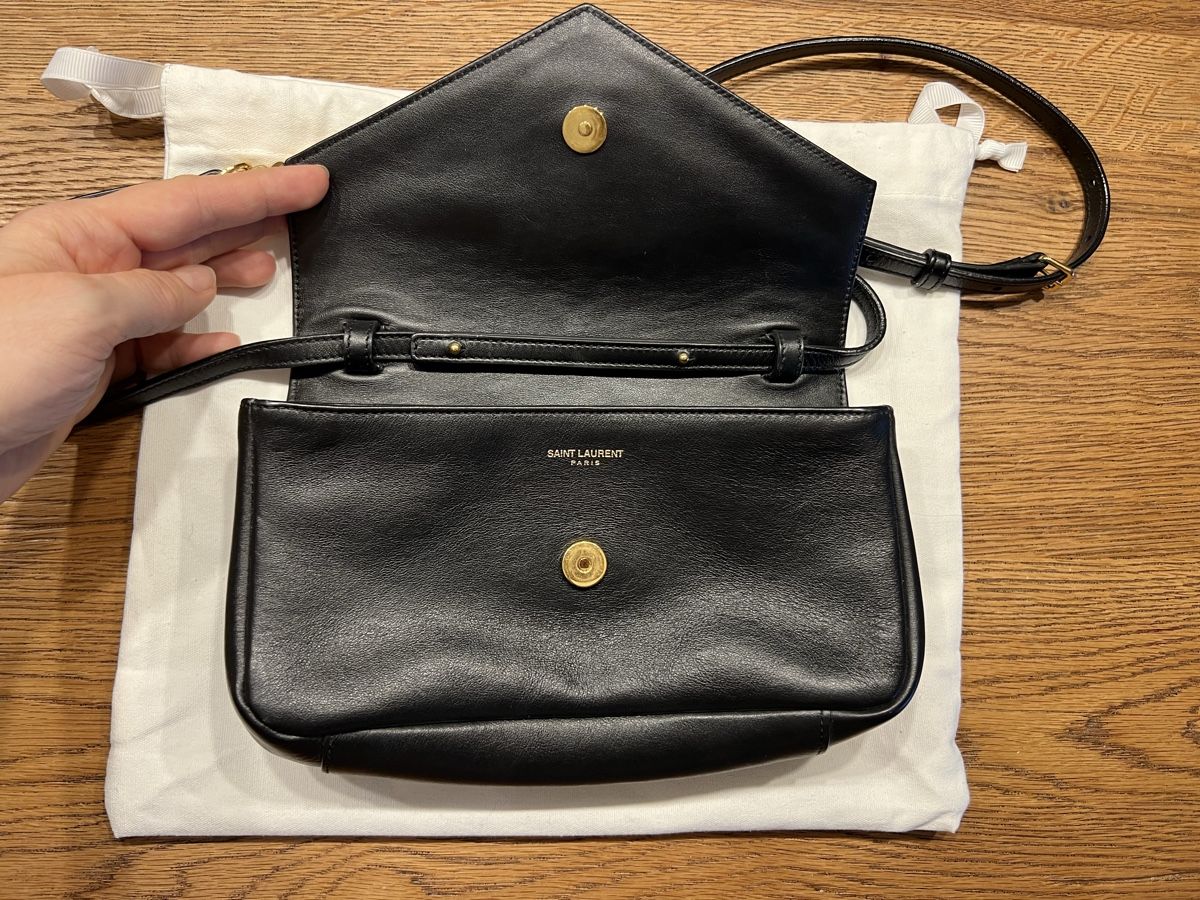 Saint Laurent Taschen für Damen: Saint Laurent Tasche, Schwarz, Gold Kette – Gebraucht aus Arbon von michelle.sommer48 2
