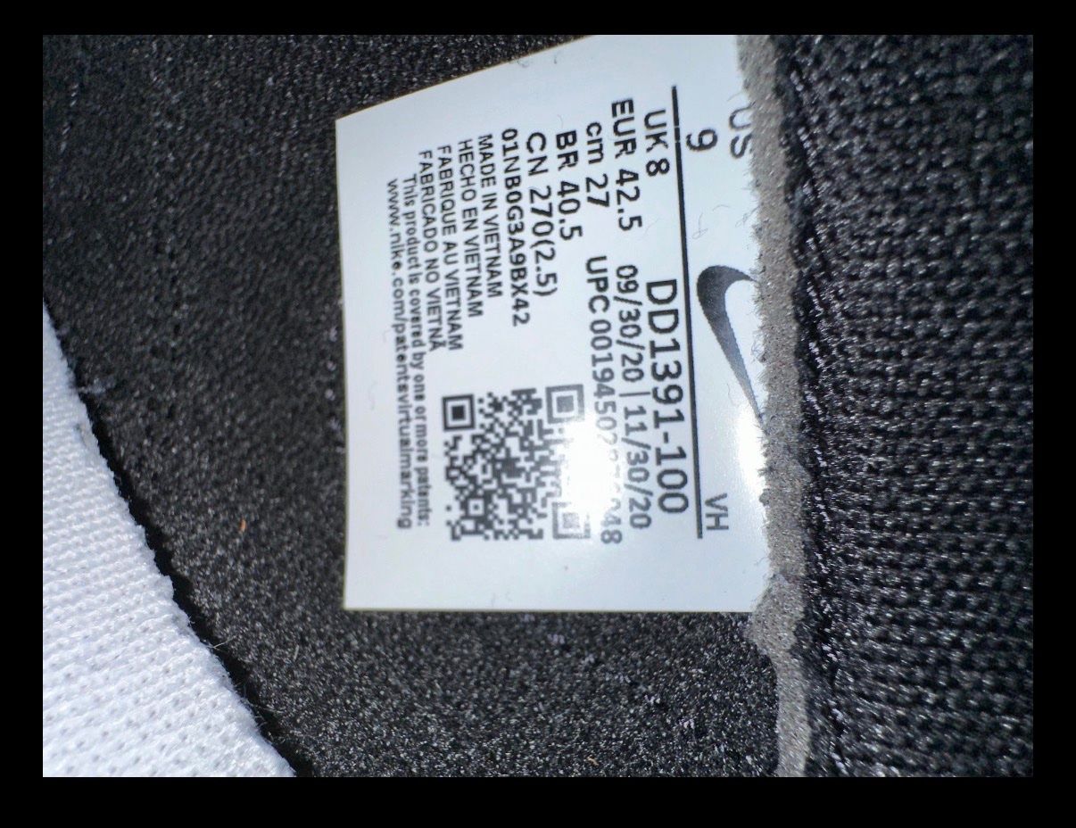 Nike Scarpe da uomo: Nike Dunk low retro black/white 42.5 – Usato da Basel venduto da Rouge. 6