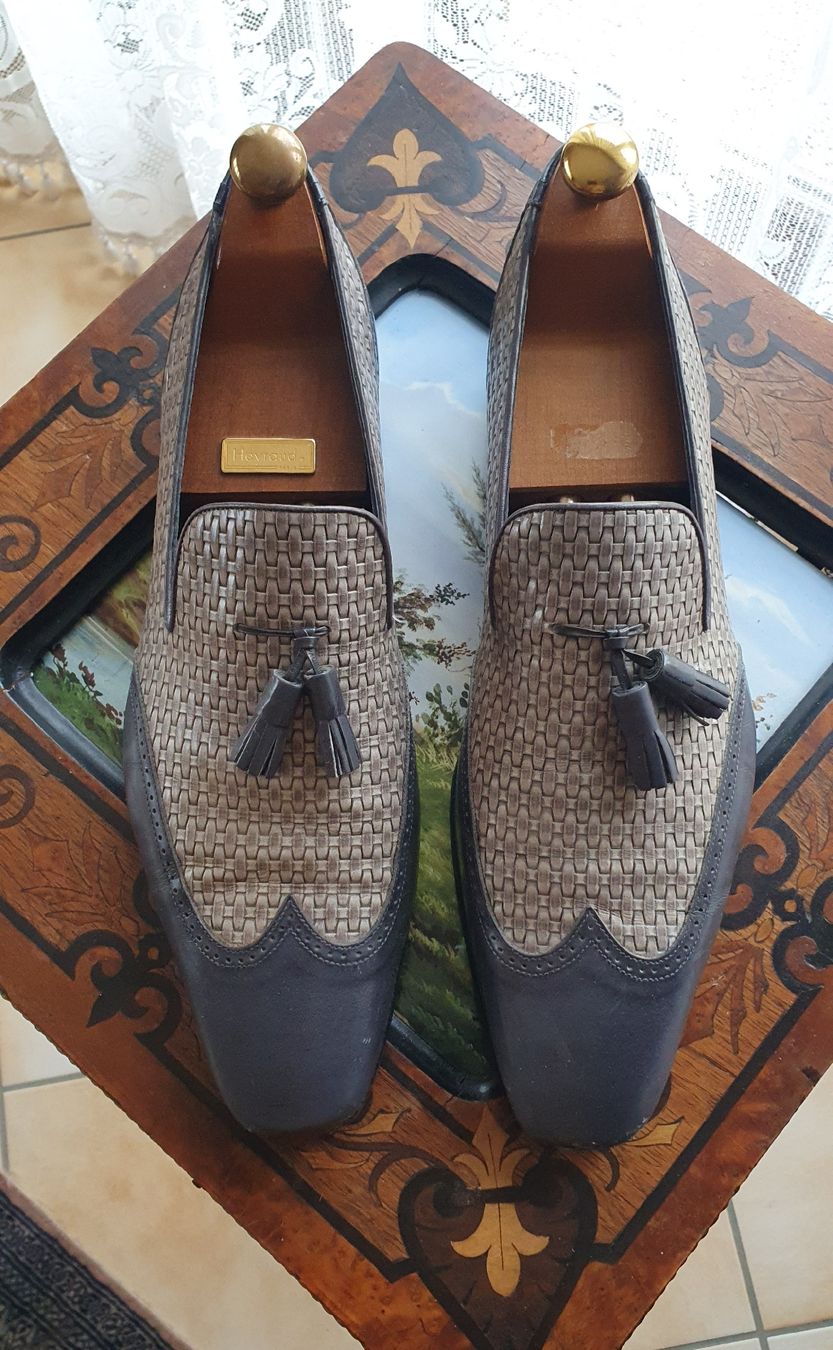 Scarpe da uomo: Moreschi cuir tissé  taille us 11 – Usato da Erde venduto da zakleblanc 1