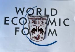 WEF 2025 Police Steinböcke weiss