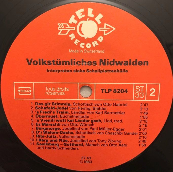 Dischi in vinile: Volkstümliches Nidwalden (LP) – Usato da Grüningen venduto da azulmarron 6