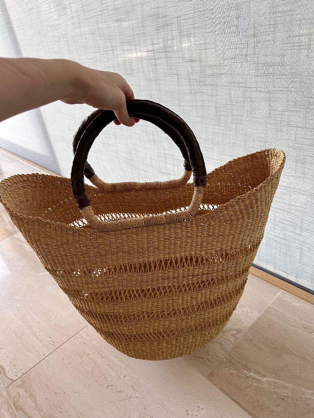 Borse da donna: Strohkorb / Beautiful straw basket – Nuovo (secondo la descrizione) da Fällanden venduto da Seashellsshesells 4
