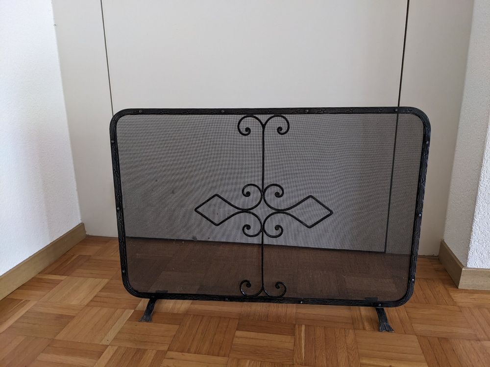Shaersu Metall Basis Ständer Für Glas Kaminschutz Produktbild-Vorschau 2