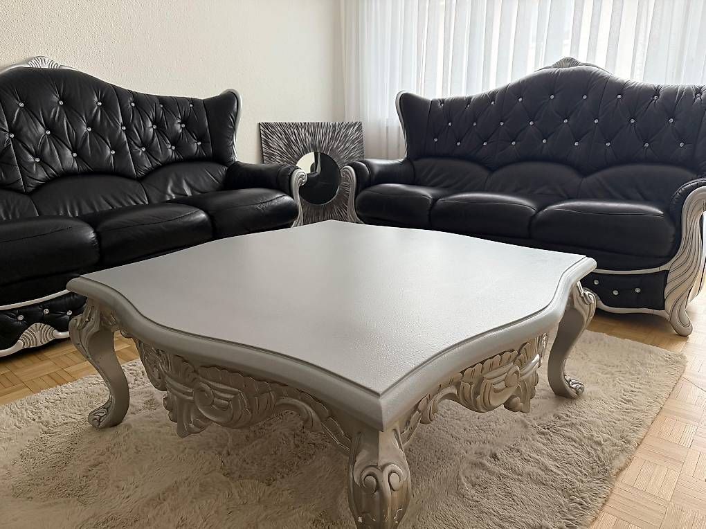 Divani: Echtleder Sofa's + Tisch + Spiegel – Usato da Dietikon venduto da nik_sc6g 3