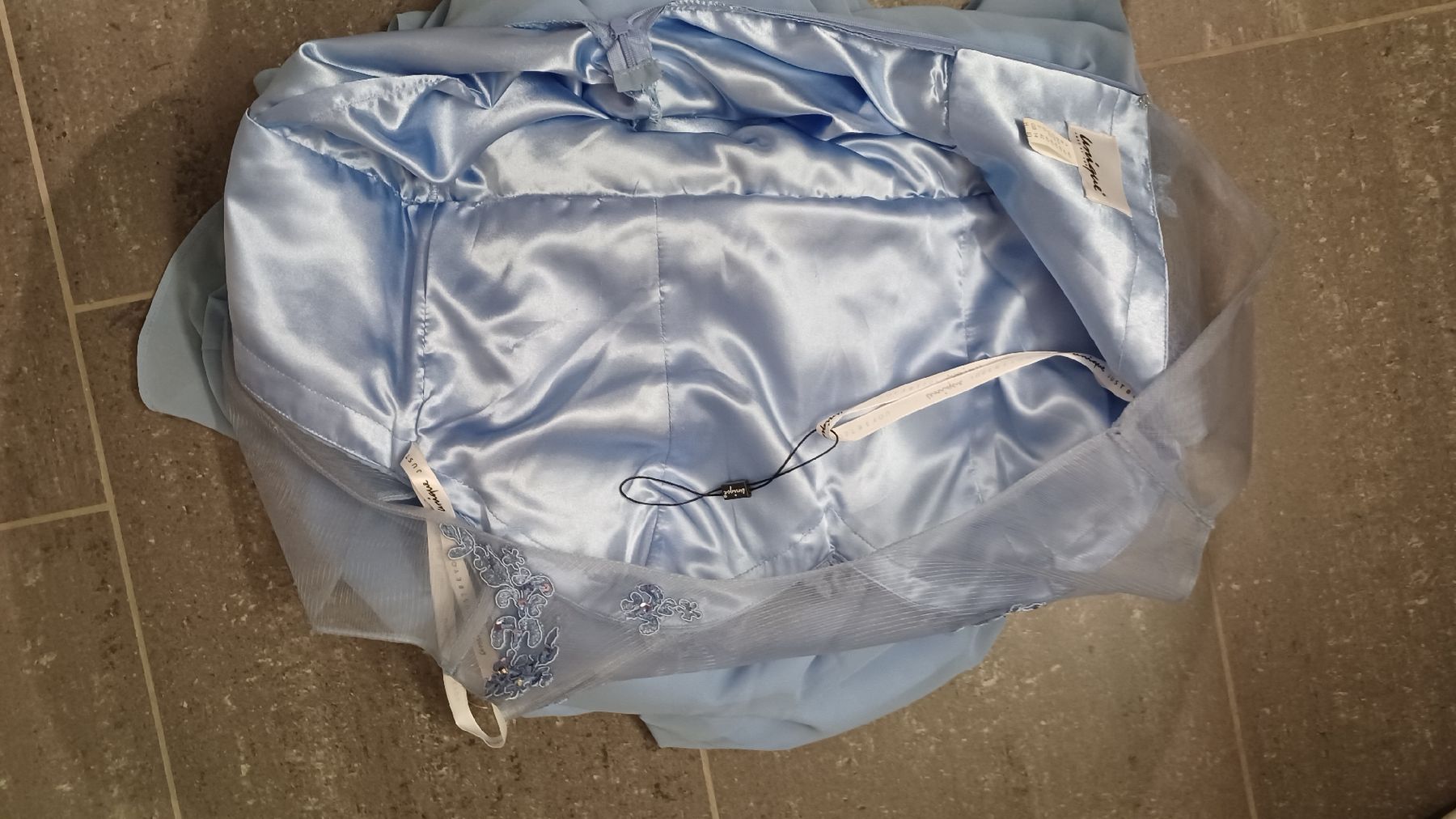 Vestiti: Helles, blau-lila Abendkleid, Gr. 40 – Nuovo (secondo la descrizione) da Steinach venduto da Sommer9000 9