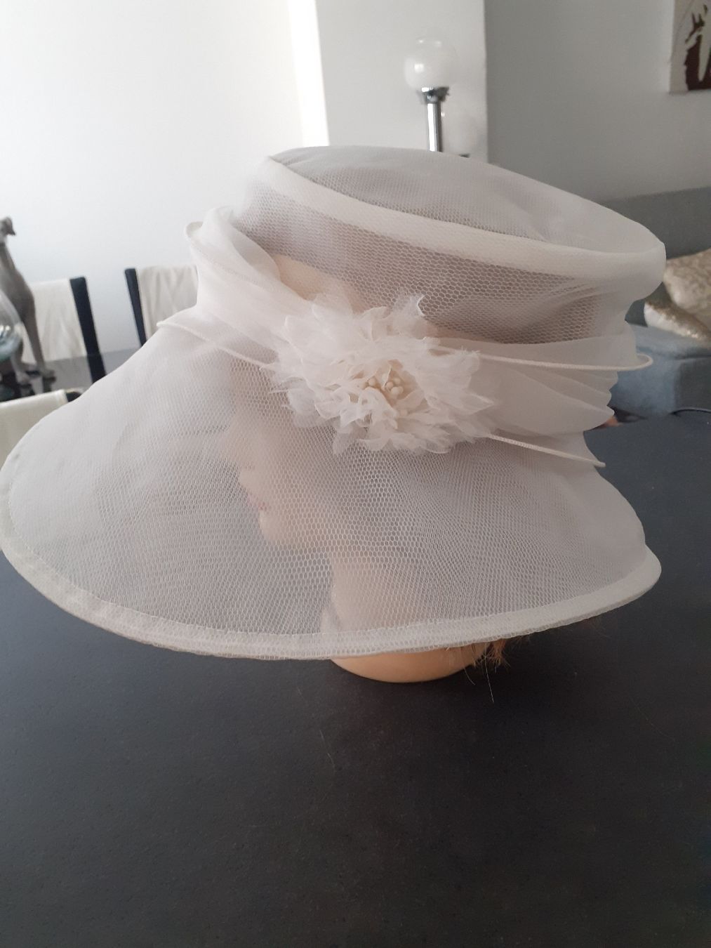 Copricapi, berretti & cappellini: Cappello estivo da cerimonia  vintage – Nuovo (secondo la descrizione) da Morbio Inferiore venduto da vin_fdj2 3