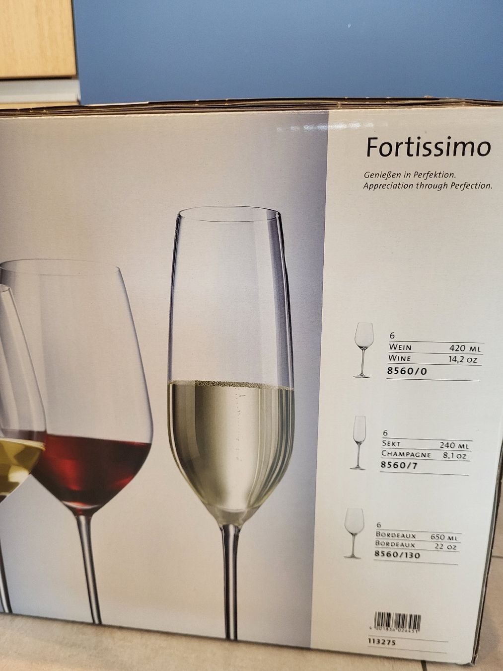 Zwiesel Bicchieri: Set de verre vin et champagne – Nuovo e nell'imballaggio originale da Glovelier venduto da boliver