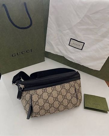 Authentique Gucci Sac banane GG Supreme Eden