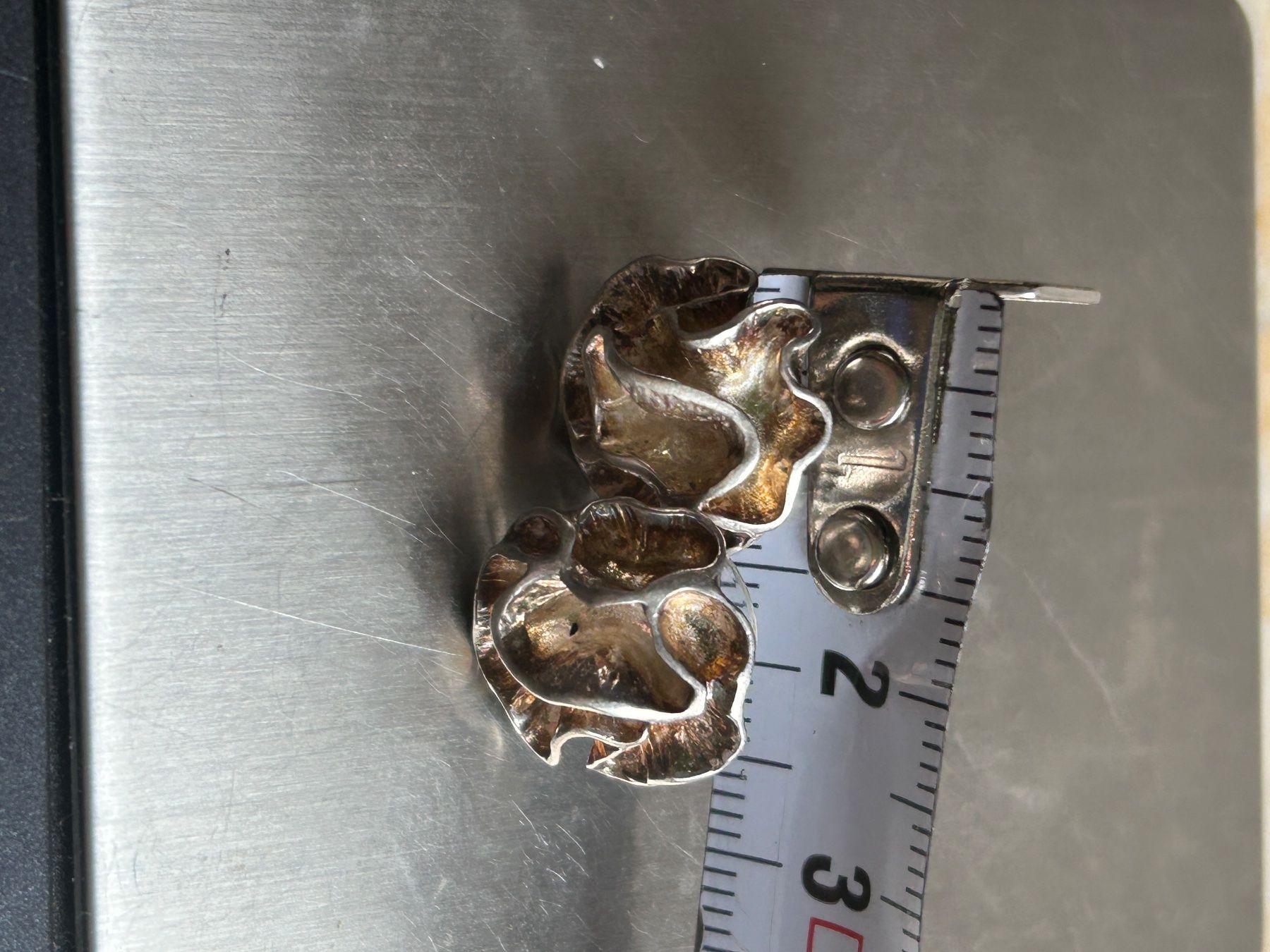 Orecchini pendenti & Orecchini a lobo: Silber Ohrstecker Pfingstrosen /ROSEN – Usato da Laufen venduto da Bellebellezza 7