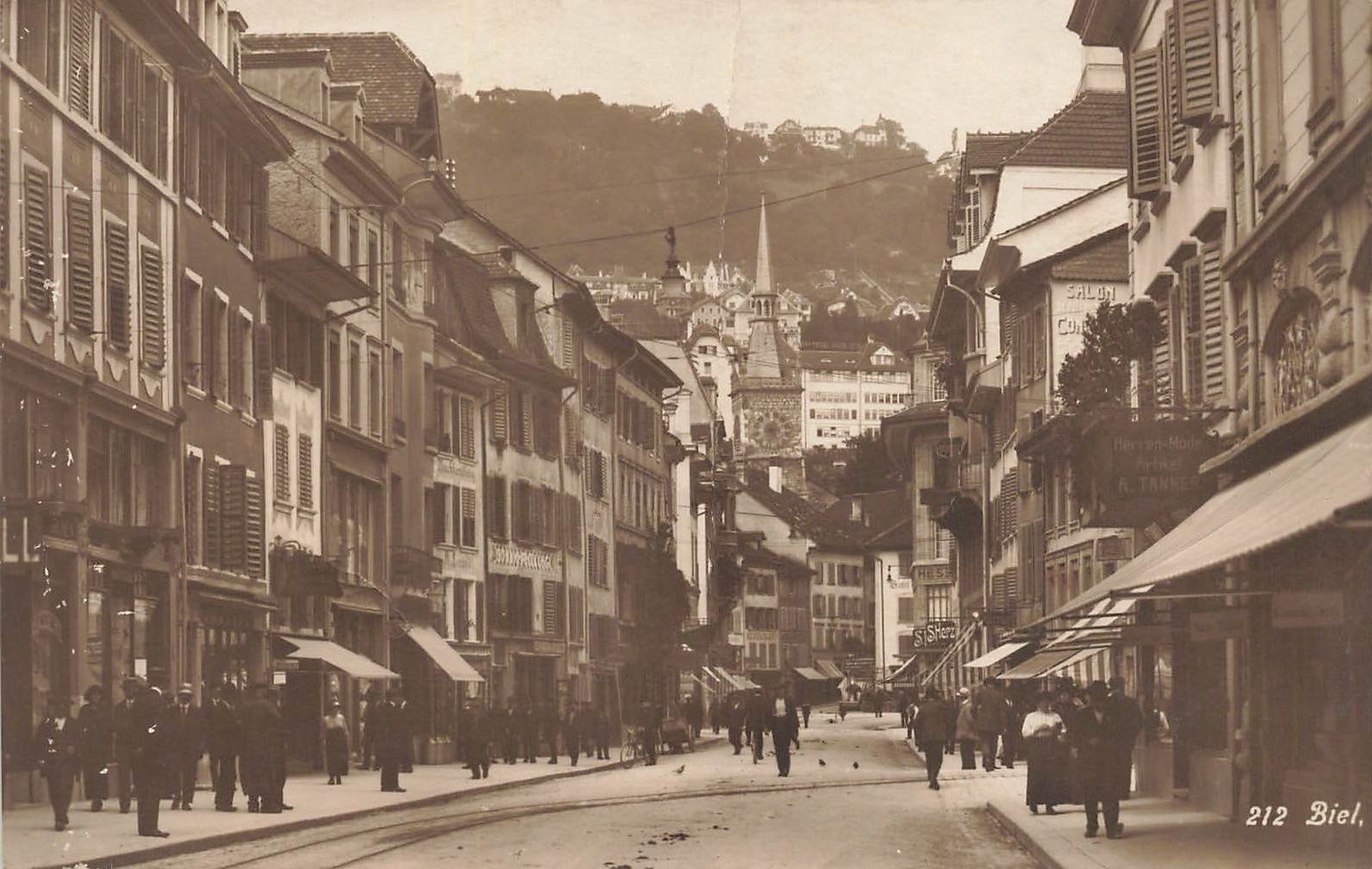 Cartoline postali: Biel BE Nidaugasse Stadtzentrum – Usato da Biasca venduto da Blenio71