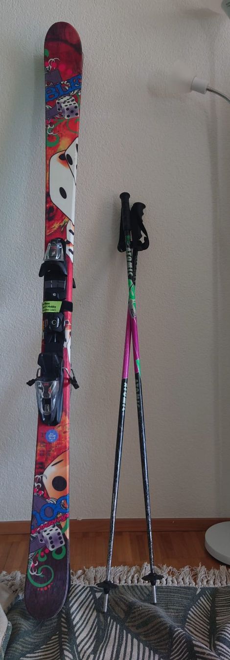 Sci: Nordica Ski mit Marker Bindung und Atomic Stöcken – Usato da Luzern venduto da Remo_D