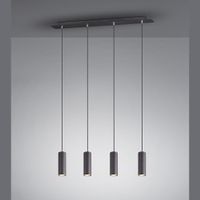 Pendelleuchte, Schwarz, 75 cm x 9 cm