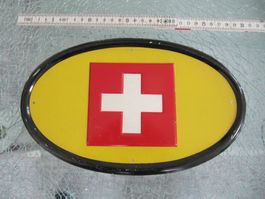 CH-Schild für Lastwagen aus dem 2. Weltkrieg