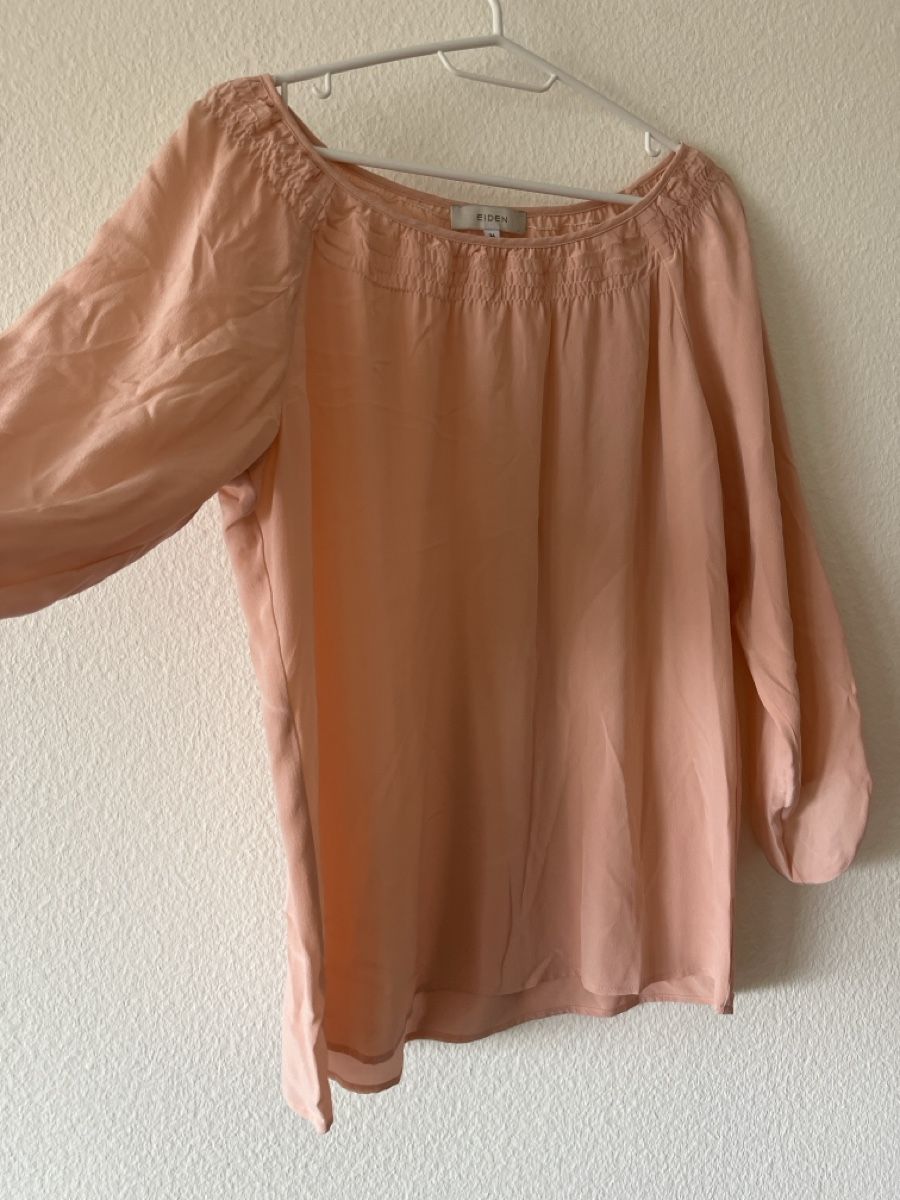 Blusen: Eiden Seidenbluse Lachsfarben 36  100% silk Bluse  seide – Gebraucht aus Au ZH von curio.concept 2