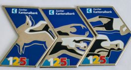 3   Pins Zürcher Kantonalbank