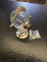 Wandseifenspender Glas mit Halterung Metall neuwertig