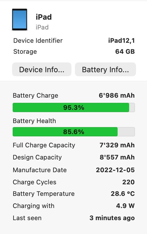 Apple Tablettes PC: Apple iPad 9. Generation, 64GB, Spacegrau – D'occasion à Teufen AR par McNis 3
