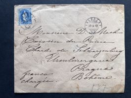 1892 Stehende Helvetia Nr. 70C sur Lettre CHAMPERY