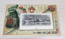 Prägekarte Stadt Zug 1907