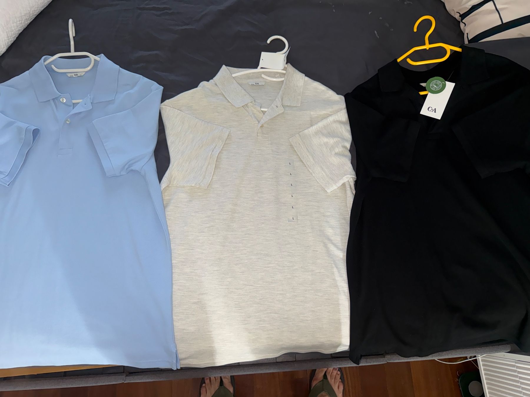 C&A Polos: Neue 3x Polo C&A Gr L – Neuf (Voir description) à Breganzona par chaftab83