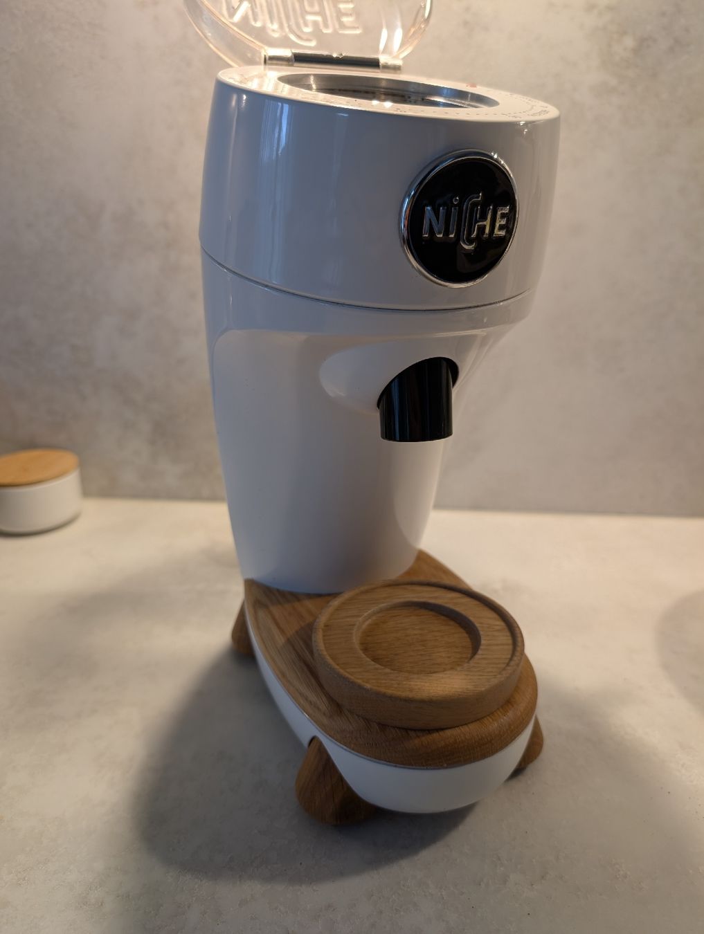 Macchine per caffè & Macchine per espresso: Niche Zero weiss Single-Dosing-Mühle – Usato da Münchenstein venduto da -.MKMX.- 1