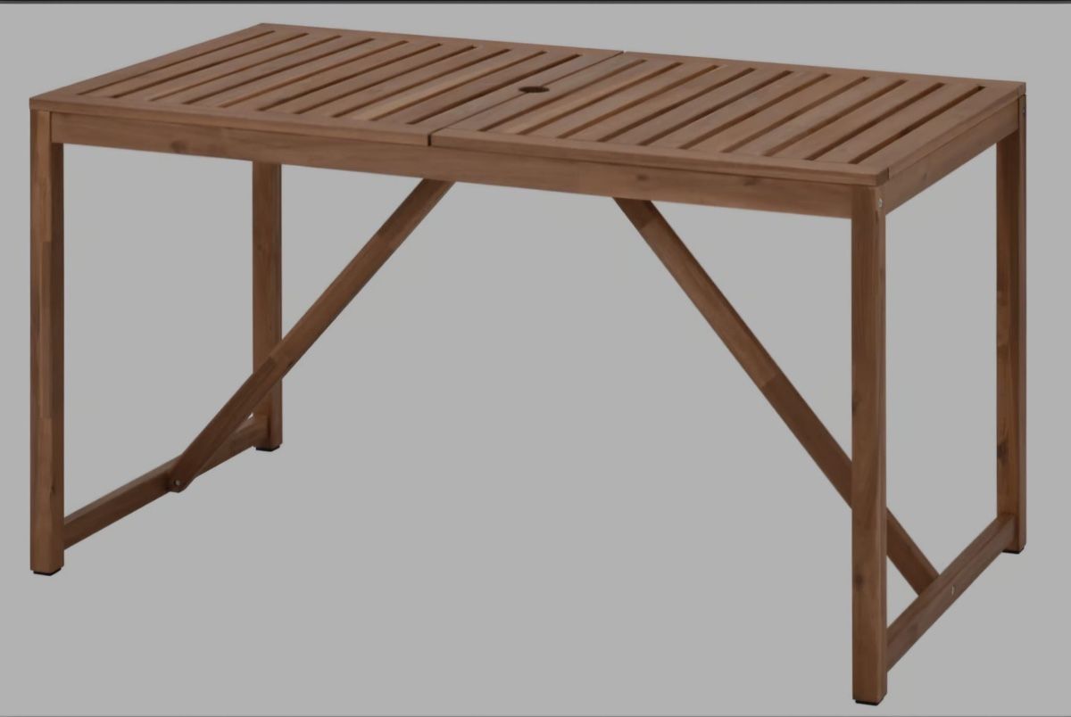 Tables: IKEA NÄMMARÖ Tisch/aussen/hellbraun – D'occasion à Hochdorf par den_9dg5