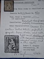 Sitzende Helvetia Nr. 30 DP !! inkl. Attest