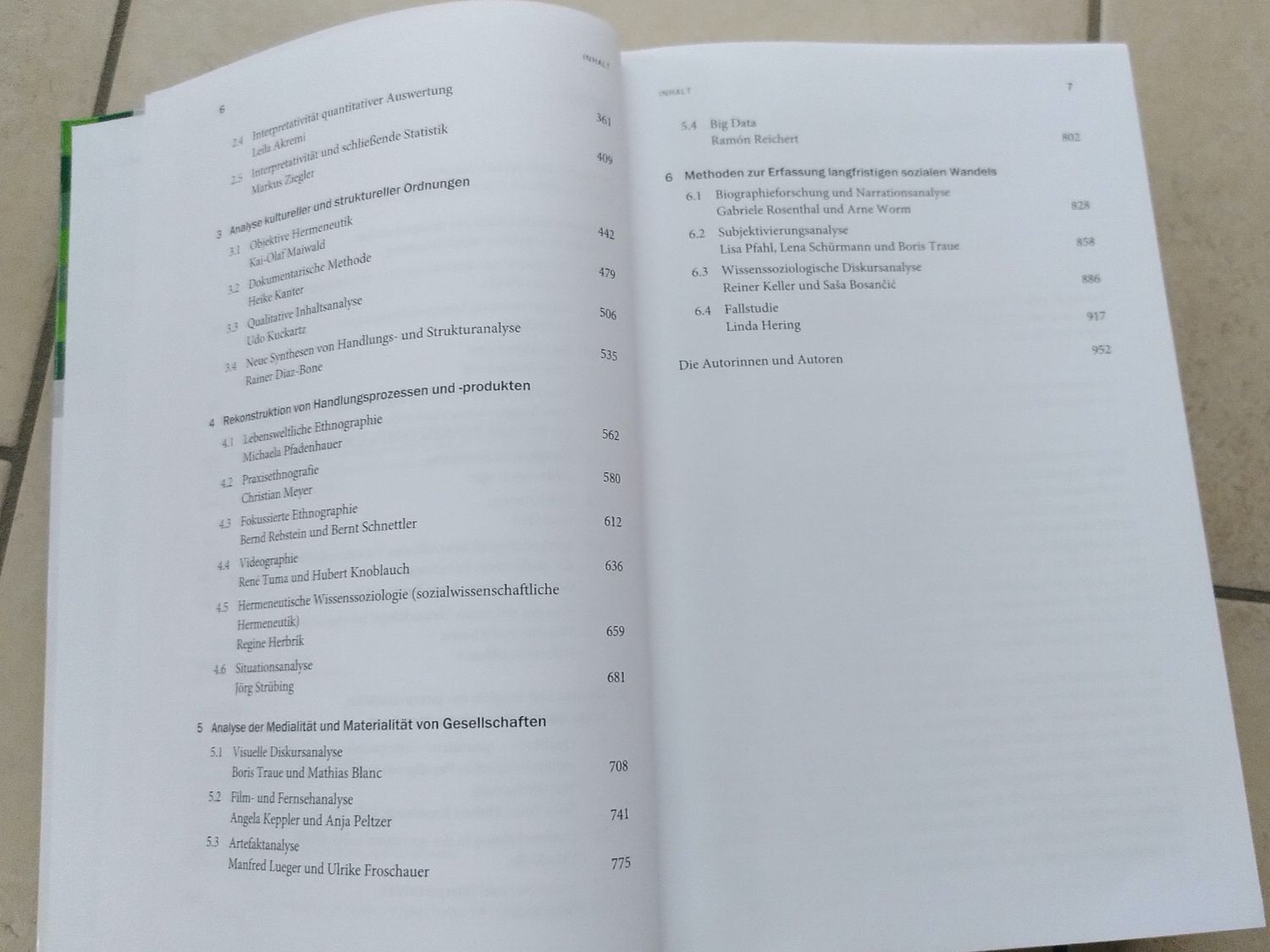 Libri: HANDBUCH INTERPRETATIV FORSCHEN – Usato da Brugg AG venduto da olamim 3