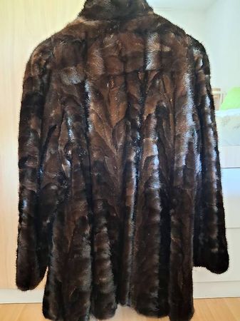 Manteau de fourrure renard  très doux  excellent état