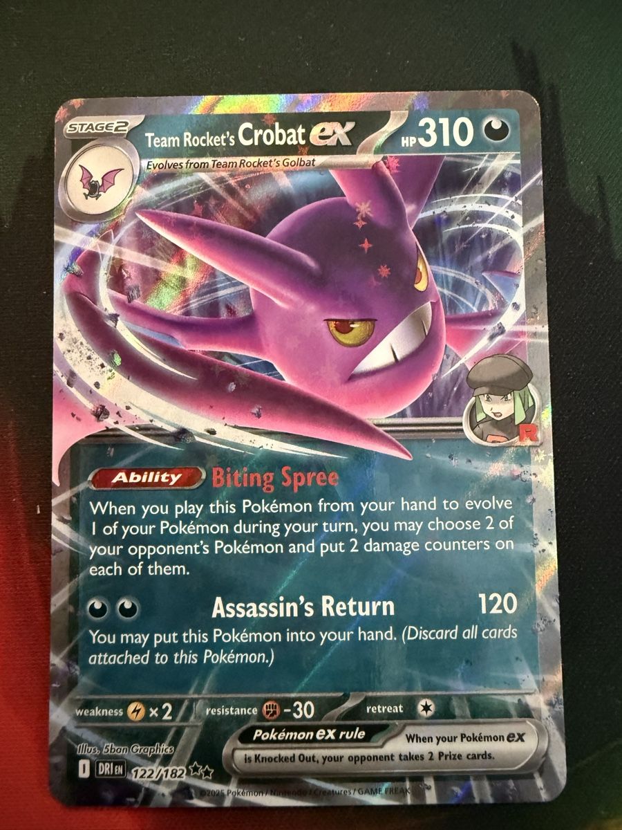 Pokémon Sammelbilder & Trading cards: Team Rocket's Crobat EX – Gebraucht aus Uster von bacsev