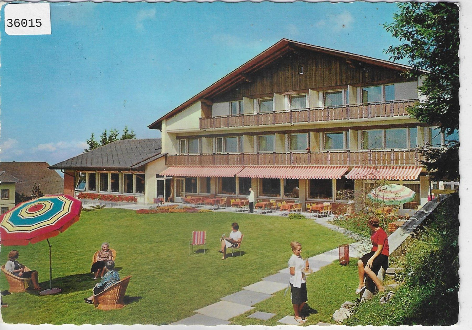 Cartoline postali: Hotel-Restaurant Lüdernalp - Wasen – Usato da Ettingen venduto da Kartenplanet